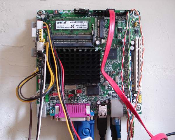 Motherboard On Wall
