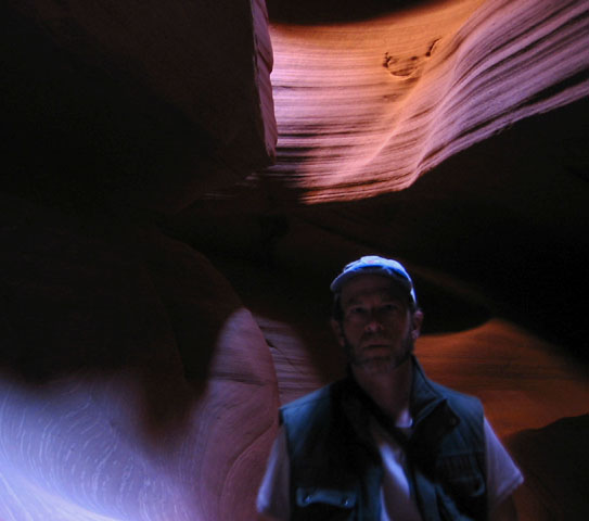
Self-portrait in Antelope Canyon